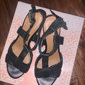 Gianni Bini-Dream Big Black Wedge